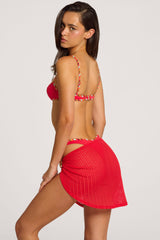 Sarong in Scarlet Red