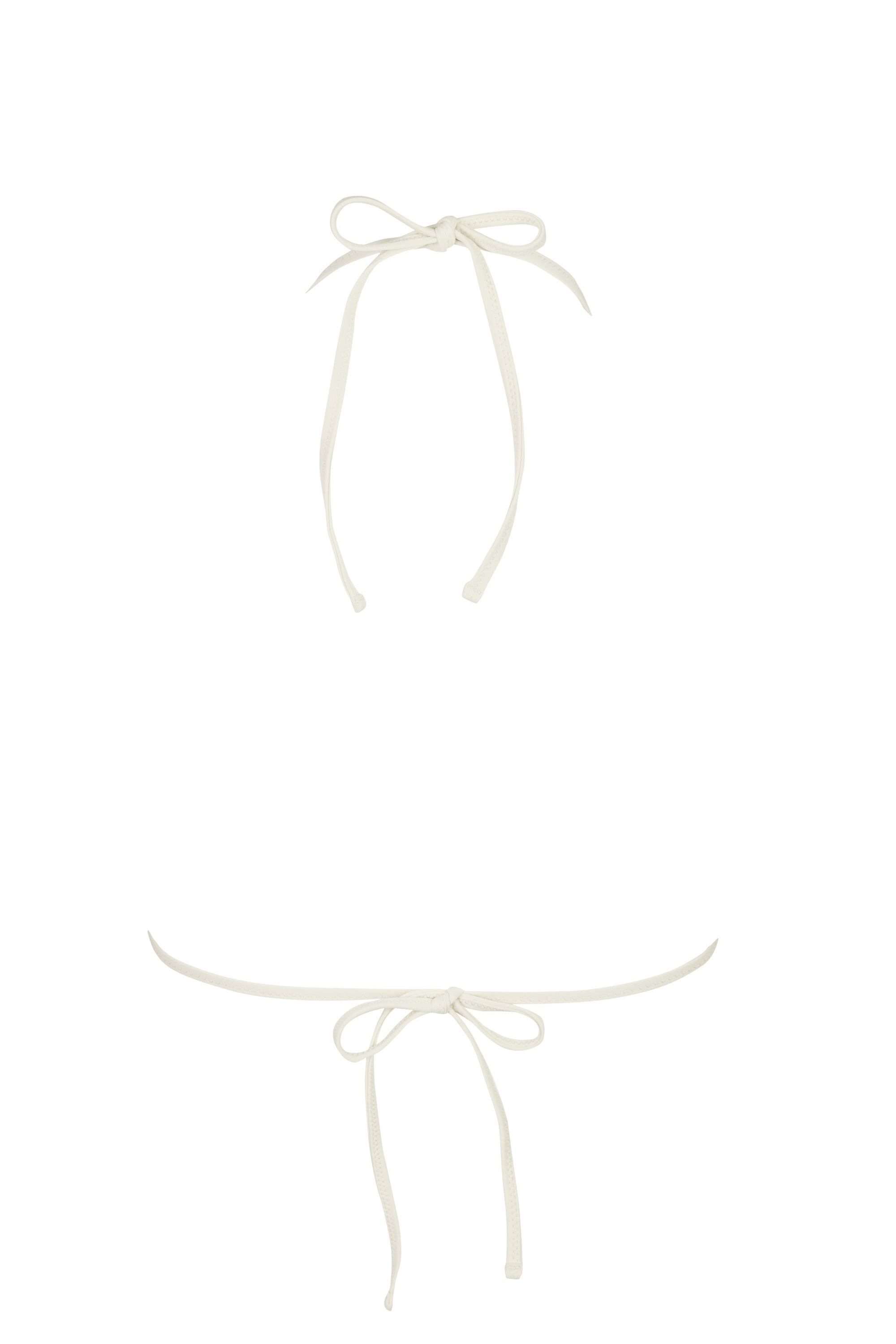 Triangle Bikini Top in Pearl