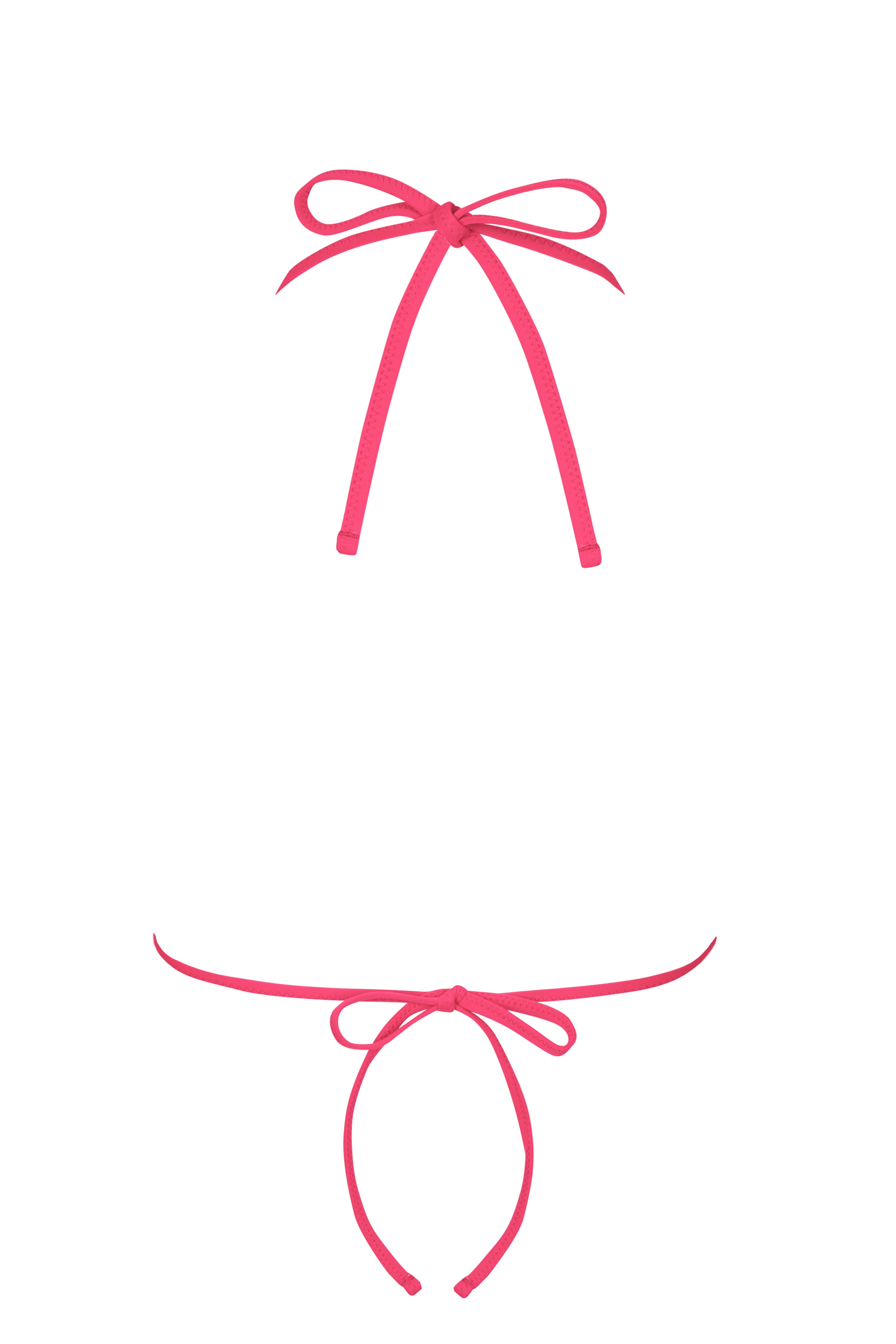 Triangle Bikini Top in Raspberry