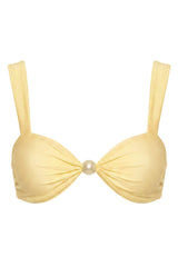 Bikini Top in Lemon