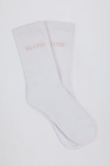 Ribbed Crew Sock Bundle in Pink/Navy/Burgundy