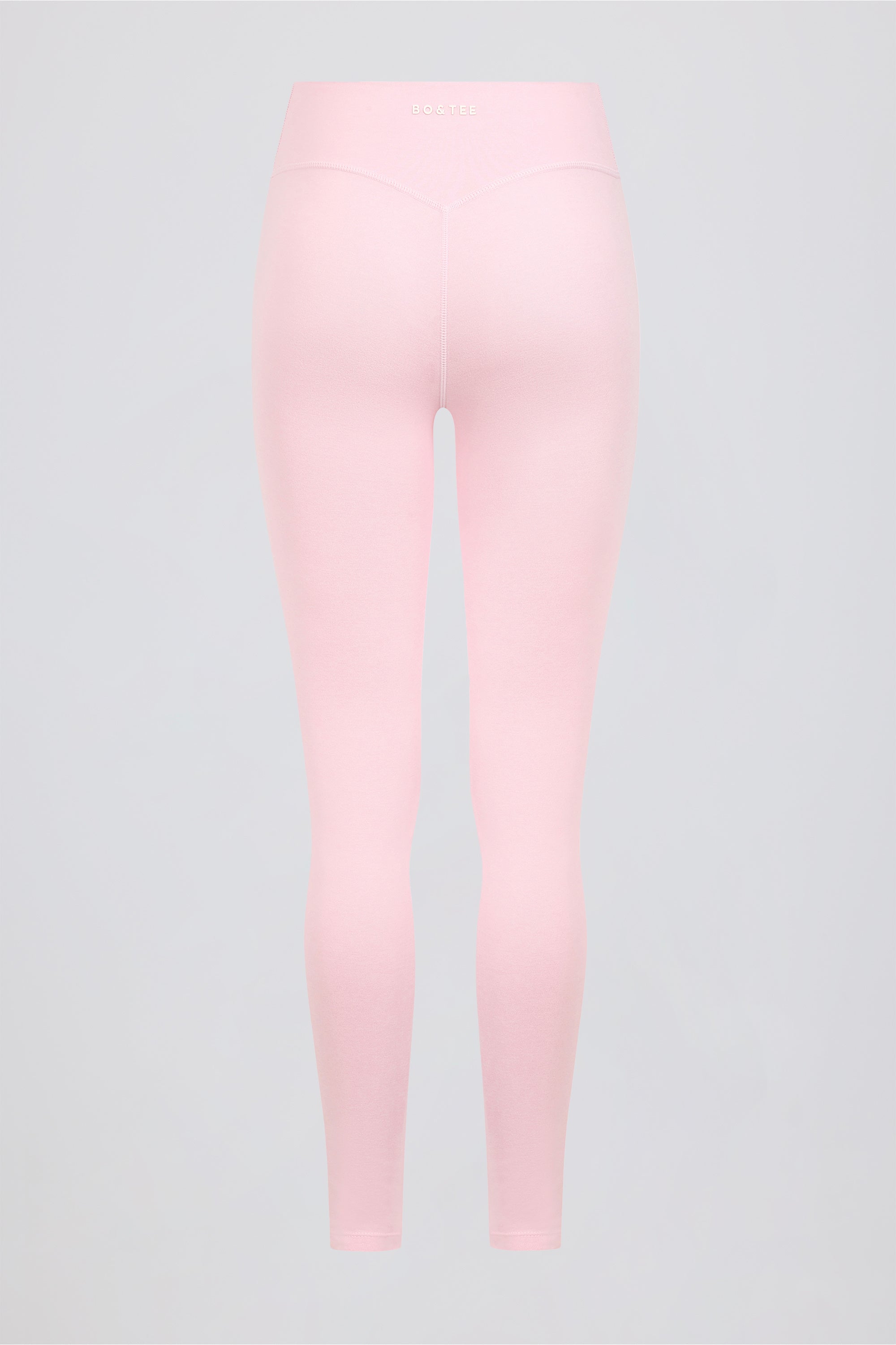 Brushed Jersey Ruched Mid-Rise Leggings in Bloom